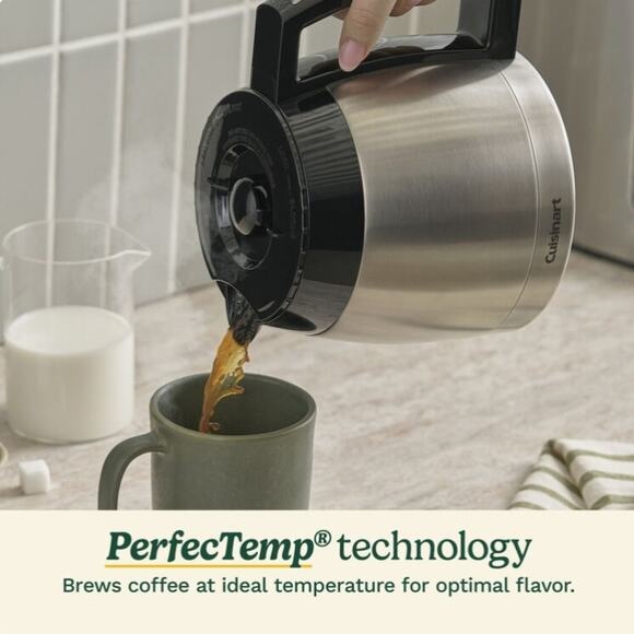 Cuisinart 12-Cup Program Coffee Maker Thermal Carafe Damaged Box Perfect Product - Picture 4 of 10